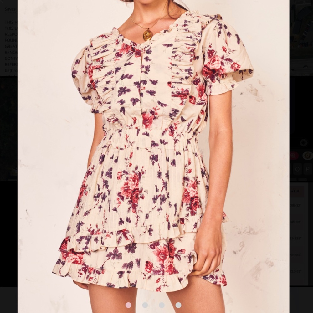NWT LoveShackFancy Sutton Dress